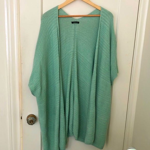 Lafayette 148 New York Mint Open-Front Poncho size XL/L